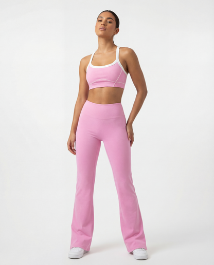 Contour Elevate Flared Leggings (Bloom)